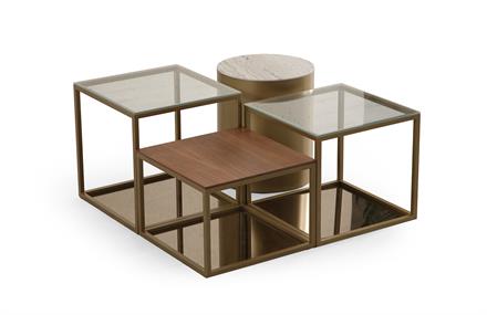 Lewisham Orta Sehpa Travertine