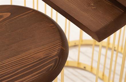 Lille Zigon Sehpa Gold