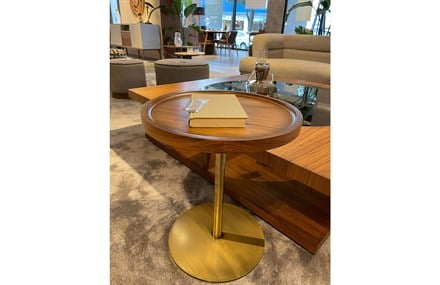 Lisaa Yan Sehpa Ahşap Tablalı Oymalı