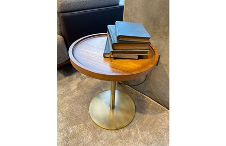 Lisaa Yan Sehpa Ahşap Tablalı Oymalı