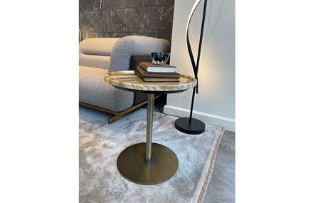 Lisaa Yan Sehpa Mermerli Oymalı