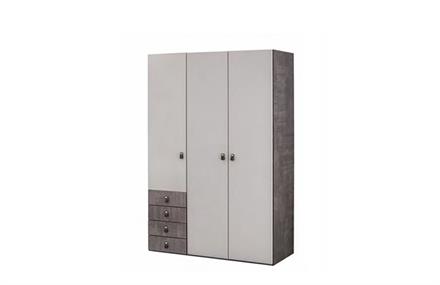 Lobster 3 Kapılı Ahşap Dolap S-306