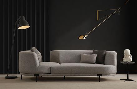 Lucien Koltuk Takımı Gri