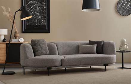 Lucien Koltuk Takımı Gri