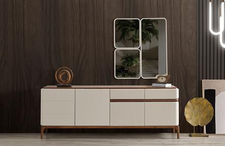 Marika Ceviz Yemek Odası Takımı