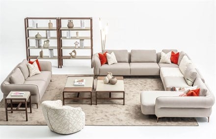 Marry Koltuk Takımı Krem