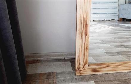 Masif Ahşap Dikdörtgen Dekoratif Ayna 170x60 cm ENGC-DF-95