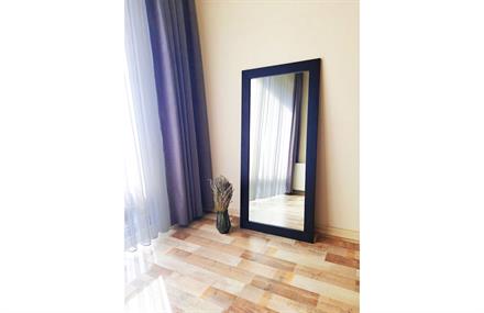 Mdf Dikdörtgen Siyah Boy Aynası 130x60 cm ENGC-DF-194