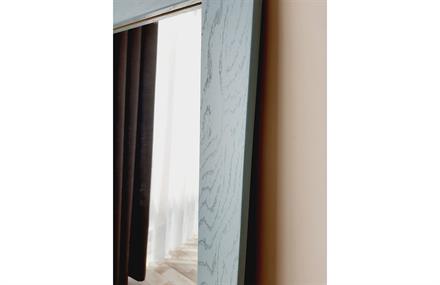 Mdf Dikdörtgen Yeşil Dekoratif Ayna 100x40 cm ENGC-DF-148