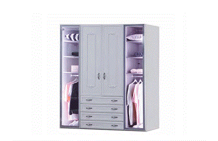 Mean 4 Kapaklı Dolap S-441
