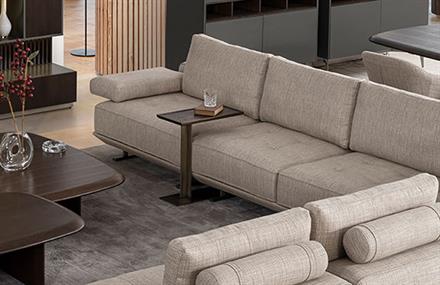 Miraya C Sehpa Pirinç Ayaklı