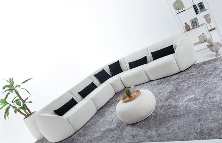 Mollie Teddy Köşe Takımı Puflu