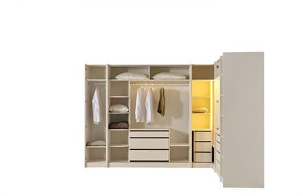 Montrelle Köşe Dolap Takımı