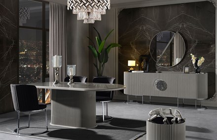 Morten Yemek Odası Takımı Grey