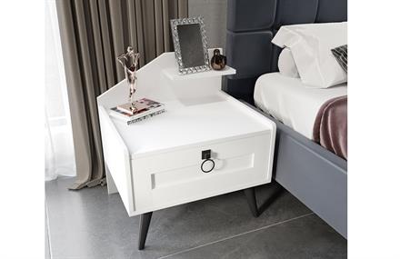 New Dobrev Yatak Odası Takımı Beyaz