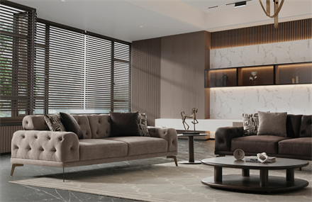 New Fredrik Üçlü Koltuk