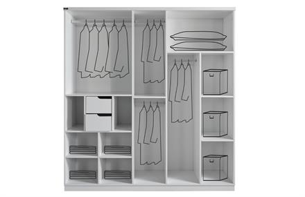 Norli 5 Kapaklı Dolap