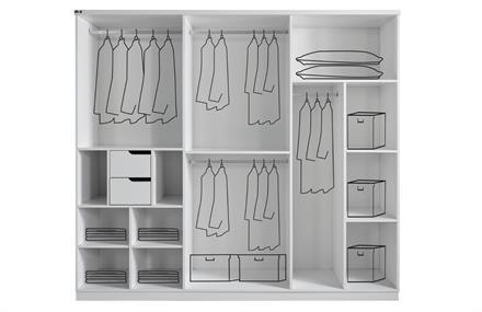 Norli 6 Kapaklı Dolap