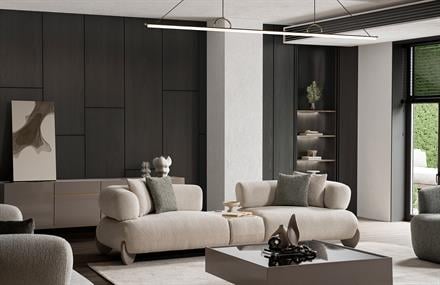 Nuvita Üçlü Sehpalı Koltuk