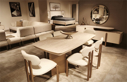OUTLET-AVC-Chloe Yemek Odası Takımı + Tv Ünitesi + Orta Sehpa