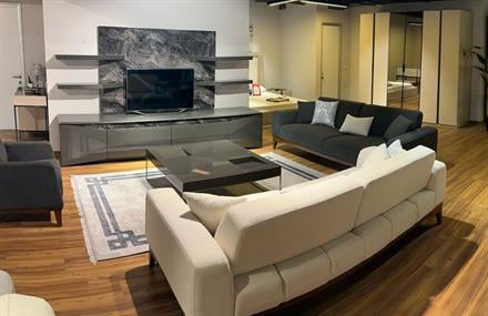 OUTLET - BYD- Silverline Yemek Odası Takımı + Tv Ünitesi+Orta Sehpa