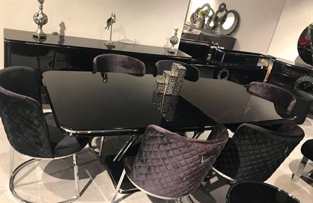 OUTLET - İMS - Velvet Yemek Odası Takımı + Tv Ünitesi + Büyük Orta Sehpa+ Küçük Orta Sehpa+ Yan Sehpa