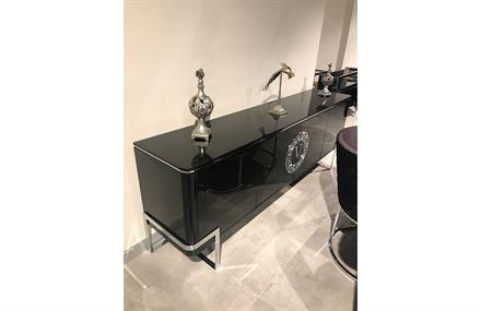 OUTLET - İMS - Velvet Yemek Odası Takımı + Tv Ünitesi + Büyük Orta Sehpa+ Küçük Orta Sehpa+ Yan Sehpa