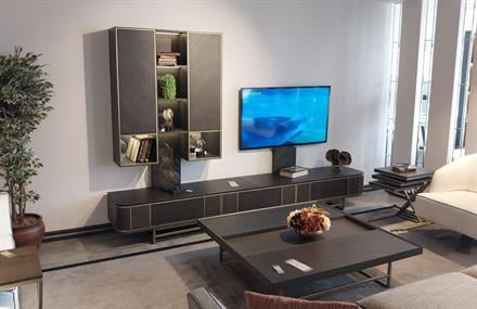 OUTLET- MSK2 - Teresa Yemek Odası + Tv Ünitesi + Yan Sehpa + Zigon Sehpa +  Orta Sehpa