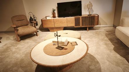 OUTLET-MLT- Arrigo Yemek Odası Takımı + TV Ünitesi + Orta Sehpa + Puf