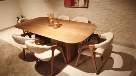 OUTLET-MLT- Arrigo Yemek Odası Takımı + TV Ünitesi + Orta Sehpa + Puf