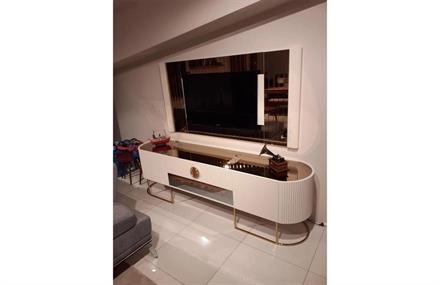OUTLET - PDK - Morten Yemek Odası Takımı + Tv Ünitesi + Orta Sehpa + Yan Sehpa