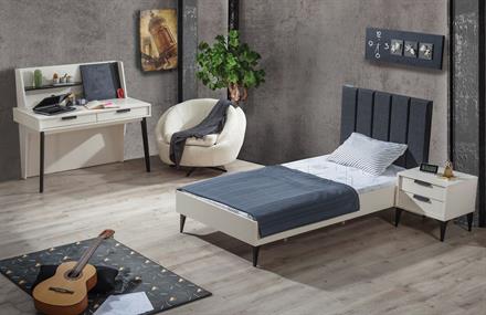 Prana Ayışığı Başlıklı Bazalı Karyola 120x200