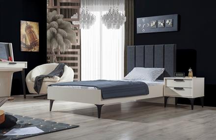 Prana Ayışığı Başlıklı Karyola 100x200