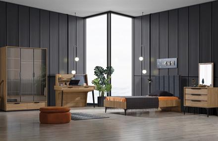 Prana Başlıklı Bazalı Karyola 120x200