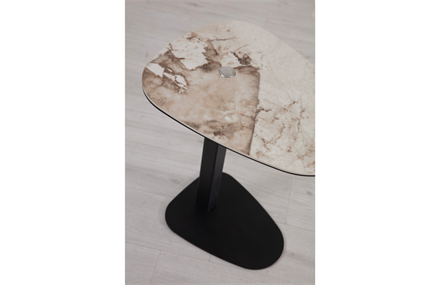 Rovelle Seramik Mekanizmalı Oval C Sehpa Dolce Vita