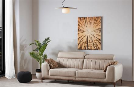 Rozina Üçlü Koltuk Sırt Mekanizmalı