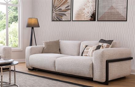 Rutger Koltuk Takımı Krem