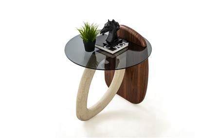 Sassari Yan Sehpa Travertine