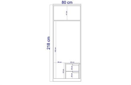 Svea 2 Kapaklı Dolap