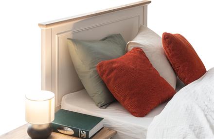 Tanvi Ayışığı Başlıklı Bazalı Karyola 120x200