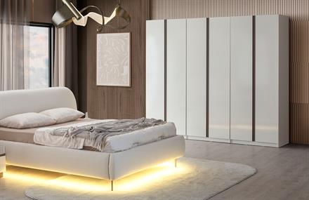 Vera Yatak Odası Takımı - Ahşap Kapaklı