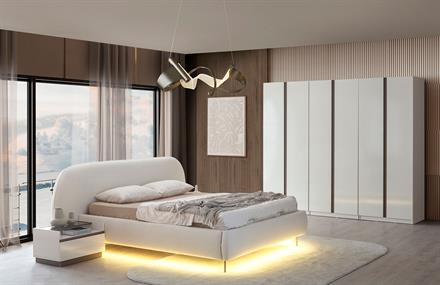 Vera Yatak Odası Takımı - Ahşap Kapaklı