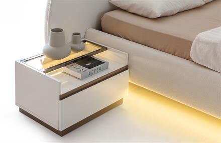 Vera Yatak Odası Takımı - Ahşap Ve Cam Kapaklı