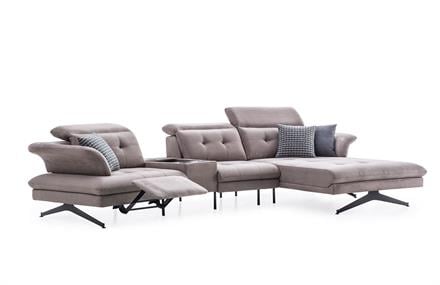 Vonda Köşe Takımı Siyah Ayaklı