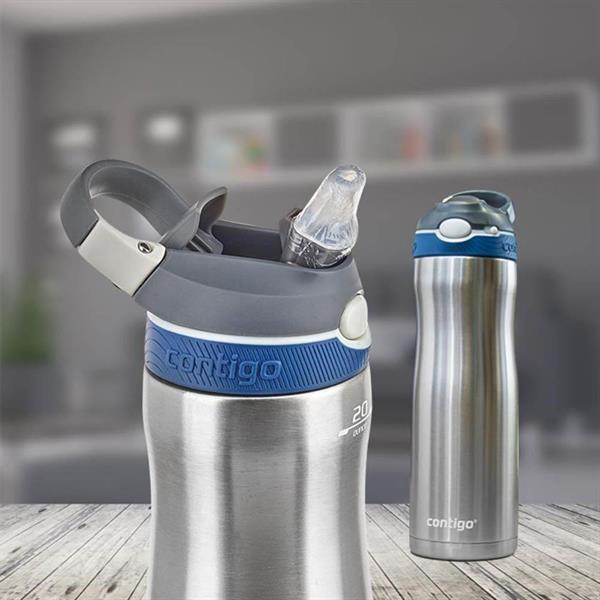 Contigo 0.6L Ashland Chill Water Bottle - Steel Water Bottle