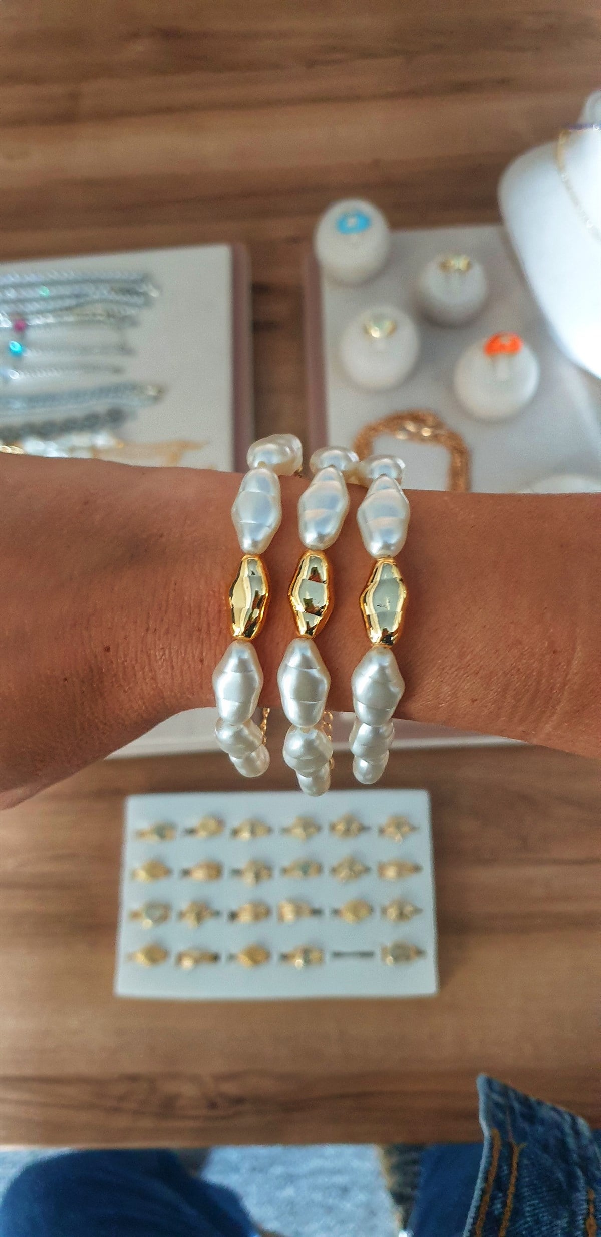BİLEKLİKLa MervOVAL INCI BRACELET OVAL INCI BRACELET 