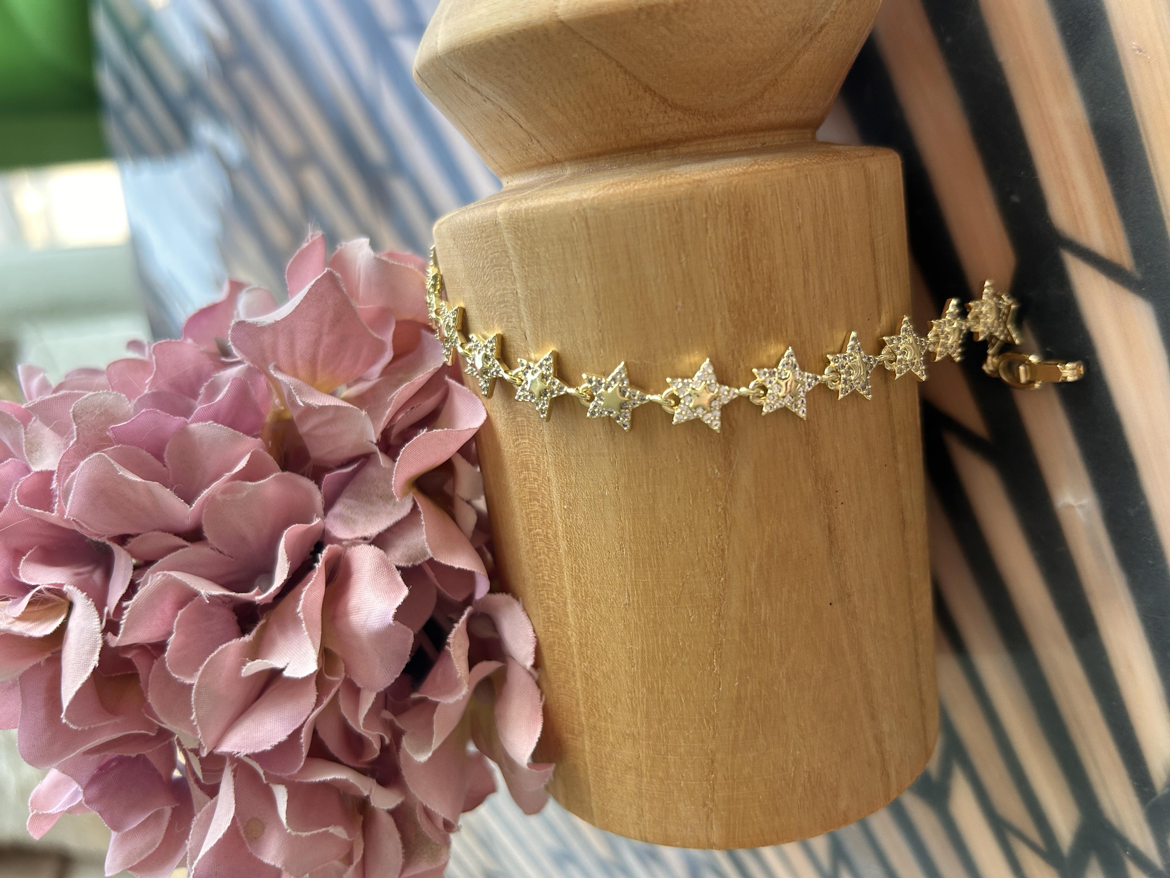 Bijuteri BileklikBIJU0909YILDIZ GOLD BİLEKLİK