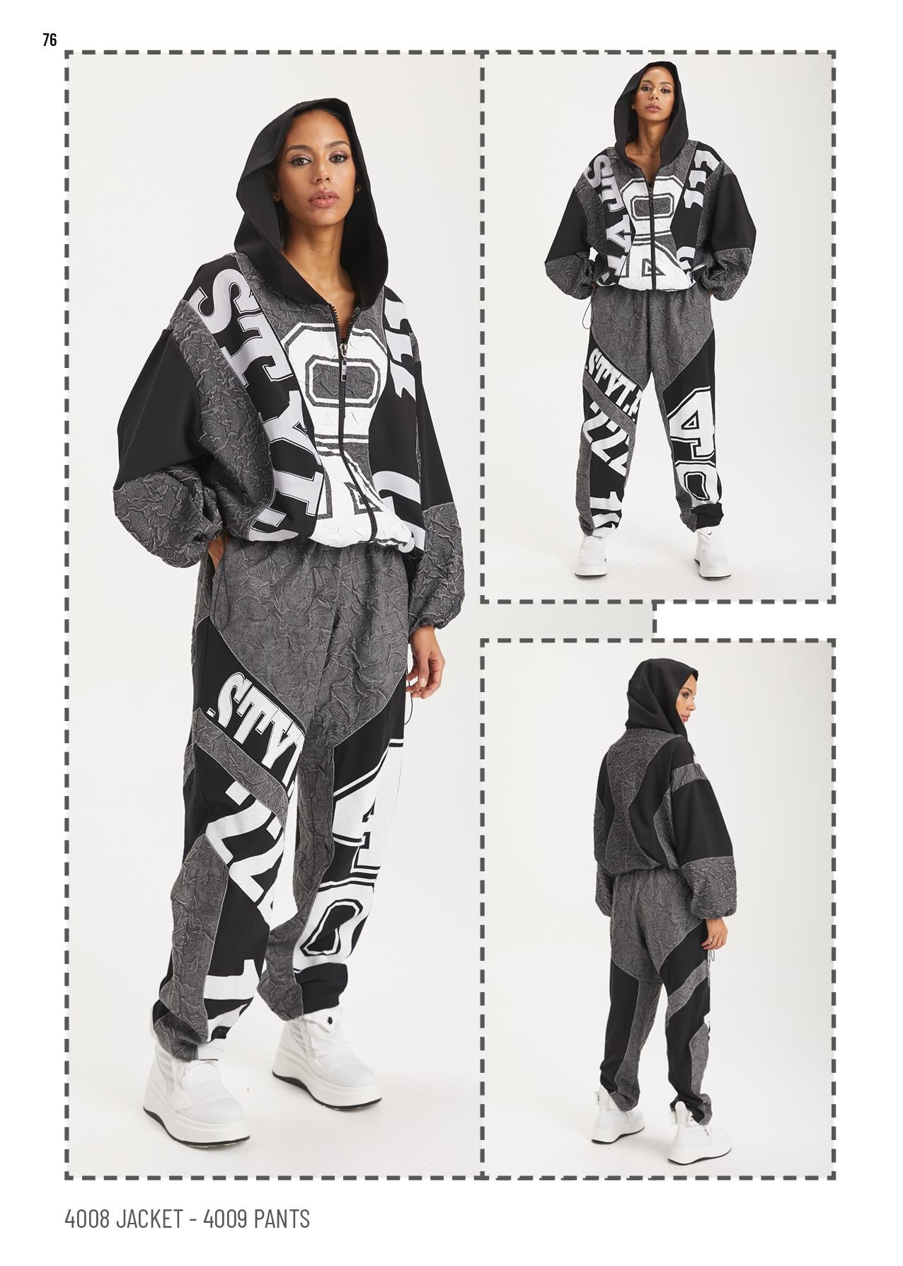 Siyah Beli Lastikli Örme Ve Poplin Kumaş Kombinli Kadın Pantolon - askingoksu.com