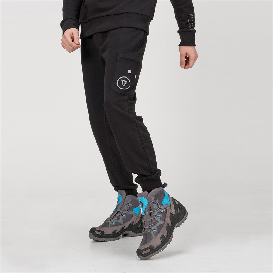V-Clutch Hybrid Jogger Siyah Pantolon