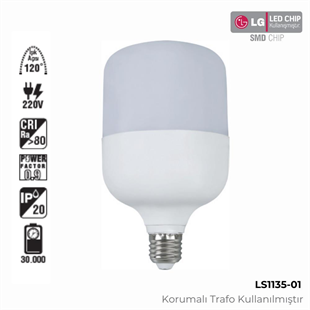 Luster 40W Beyaz Led Ampul E-27 (6500K)